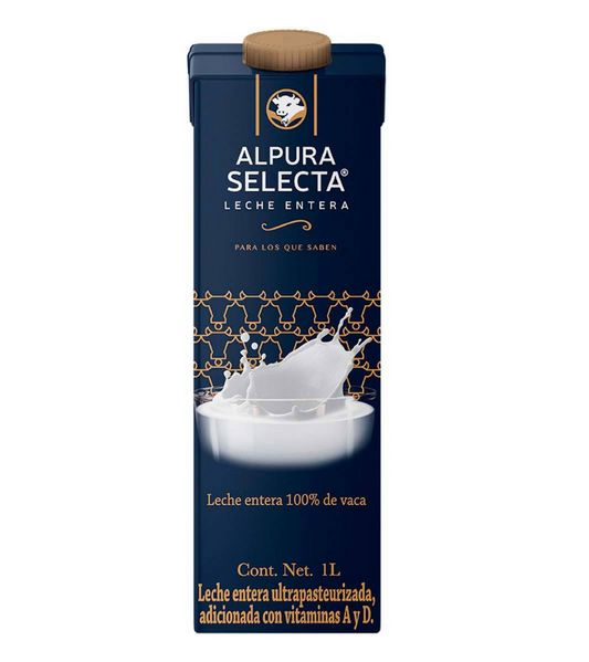 Media Caja Leche Alpura Selecta 1L/6P