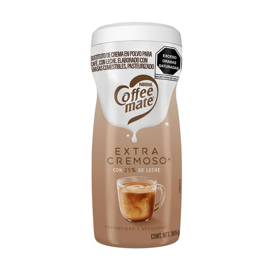 CAJA De Sustituto de Crema para Café Coffee Mate Polvo Extra Cremoso 12P/365g