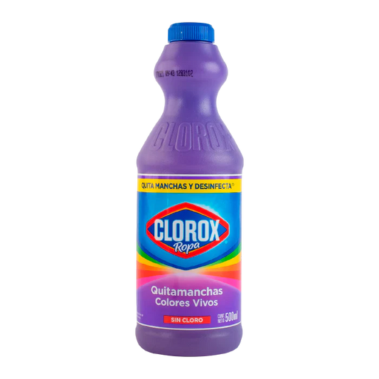 Caja Limpiador Clorox Ropa color 500M/12P