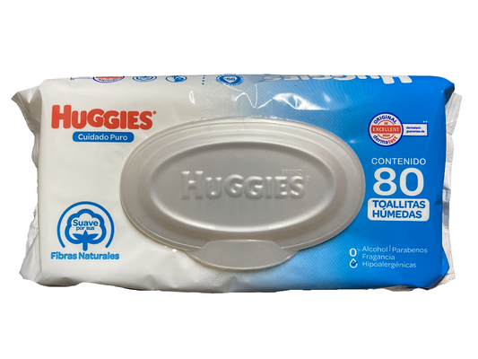 Caja de toallas húmedas sin aroma Huggies 18P/80T