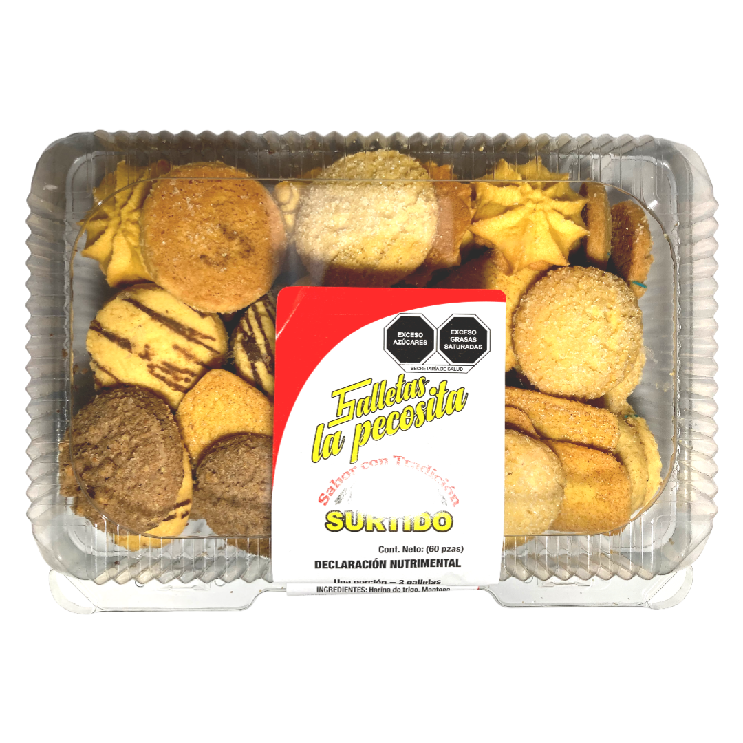 Caja Galleta La Pecosita Surtido La Pecosita 12C/60P