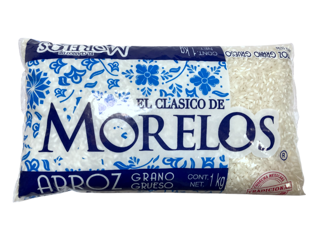 Medio bulto arroz Morelos tradicional insurgente 1K/5P