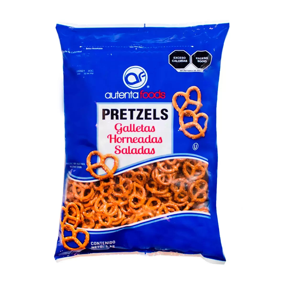 Pretzels galletas horneadas saladas 1K