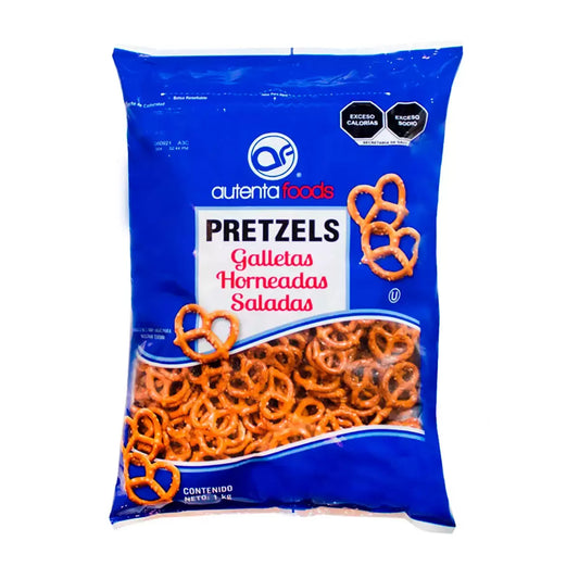 Pretzels galletas horneadas saladas 1K
