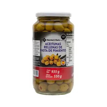 Aceitunas Verdes Españolas Member´s Mark Rellenas de Pimiento 935G