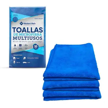 Toallas de Microfibra Member's Mark 36 Pzas - .