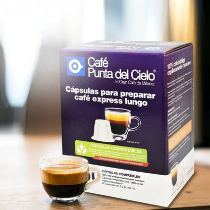 Café Express Lungo Punta del Cielo 60C