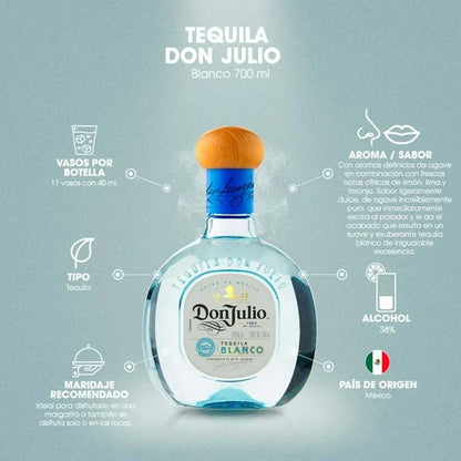 Tequila Don Julio Blanco 700 Ml