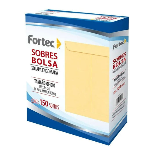 Sobre Manila Fortec Oficio 150 Pzas