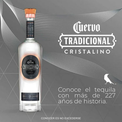 Tequila José Cuervo Tradicional Reposado Cristalino 750 Ml