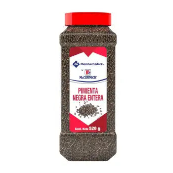 Pimienta Negra Entera Member's Mark by McCormick 520 Gr