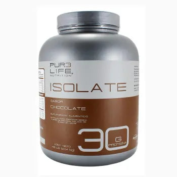 Proteína en Polvo PUR3 L1FE Sabor Chocolate 2.04 Kg - .