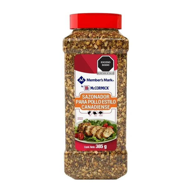 Sazonador para Pollo Estilo Canadiense Member's Mark by McCormick 385 Gr