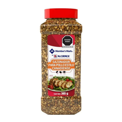 Sazonador para Pollo Estilo Canadiense Member's Mark by McCormick 385 Gr