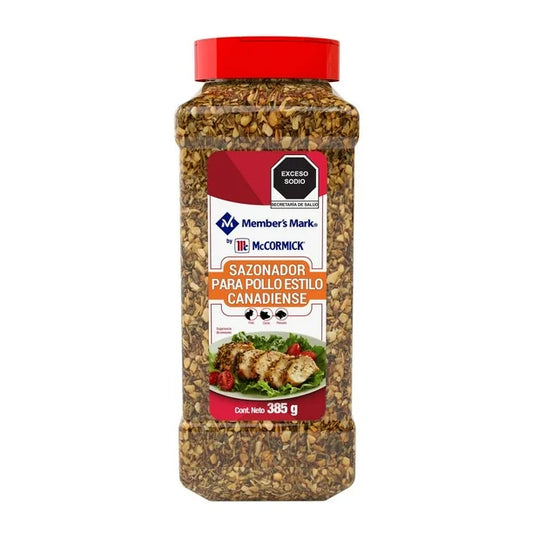 Sazonador para Pollo Estilo Canadiense Member's Mark by McCormick 385 Gr