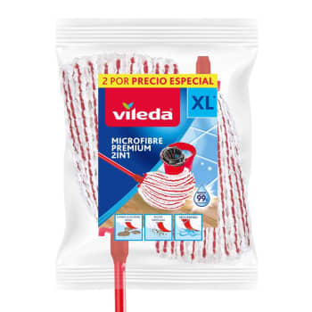 Mop Vileda de Microfibra + 1 Repuesto - .