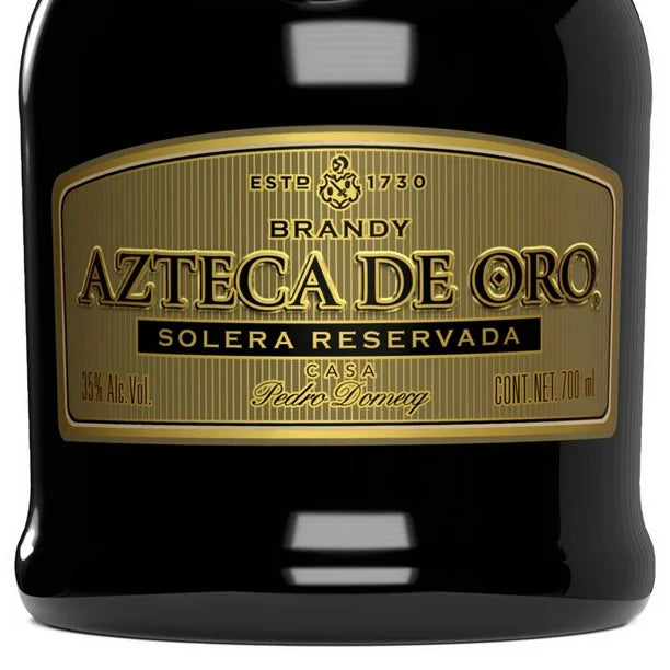 Brandy Azteca de Oro Solera Reservada 700M