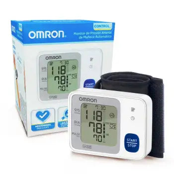 Monitor de Presión Arterial de Muñeca Autómatico Omron HEM-6132 - .