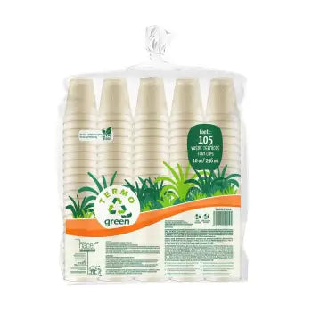 Vaso Térmico Termo Green Bio de 10 oz con 105 Pzas - .