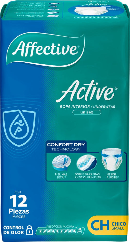 ROPA INTERIOR AFFECTIVE ACTIVE TALLA CH 6/12 PZA - .