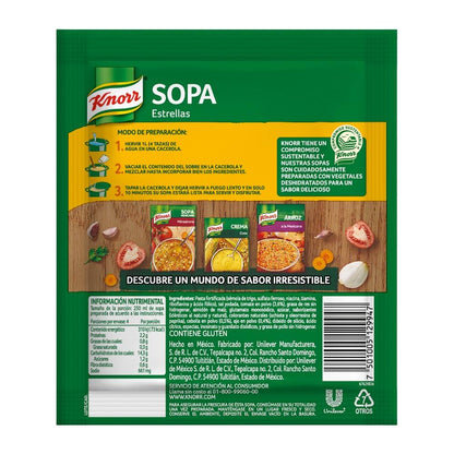 Caja sopa Knorr fideo y pollo 95G/12P