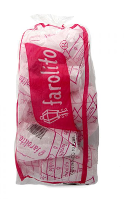Media Caja Veladora Farolito No. 2 Bolsa Envuelto 10V/5P