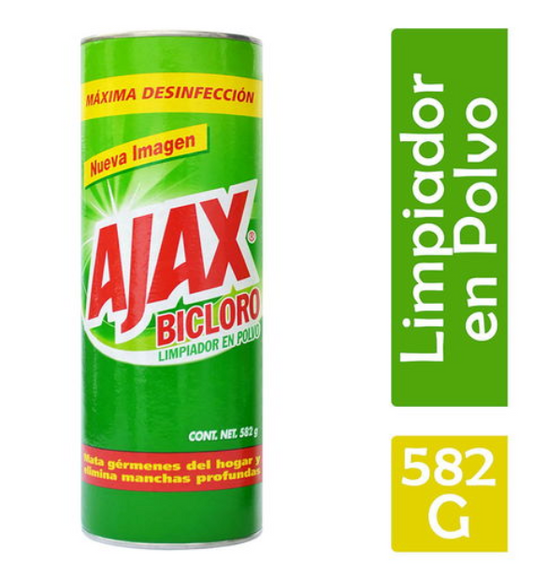 Caja Lavatrastes Ajax Bicloro 582G/24P - SCG