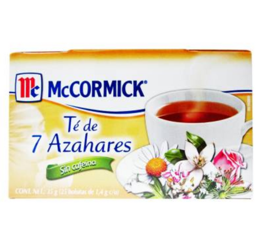 Media Caja Té 7 Azahares Mccormick 25S/12P