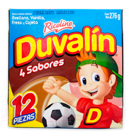Caja Dulce Cremoso Joyco Duvalin Cajeta 24C/12P