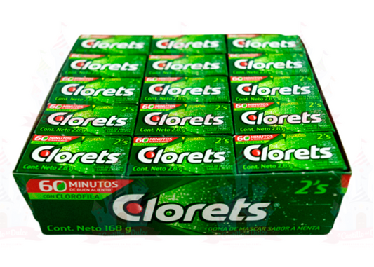Media Caja Chicle Clorets 2 S 16C/60P