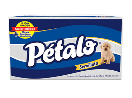 Medio Paquete Servilleta Petalo 220S/12P