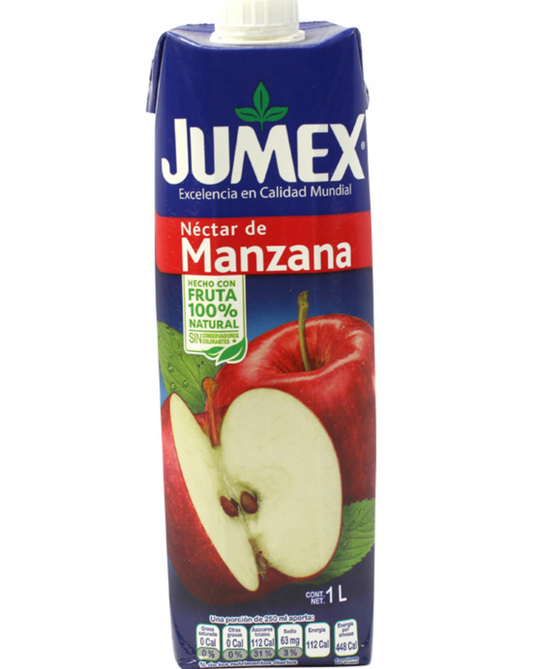 Media Caja Jugo Tetrapack Manzana 1L/6P