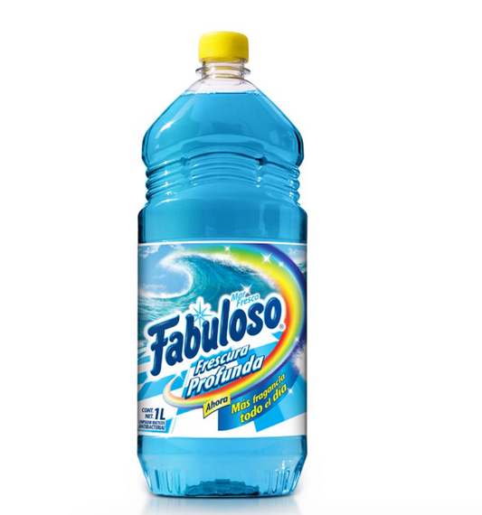 Media Caja Limpiador Fabuloso Mar Fresco 1L/ 6P - SCG
