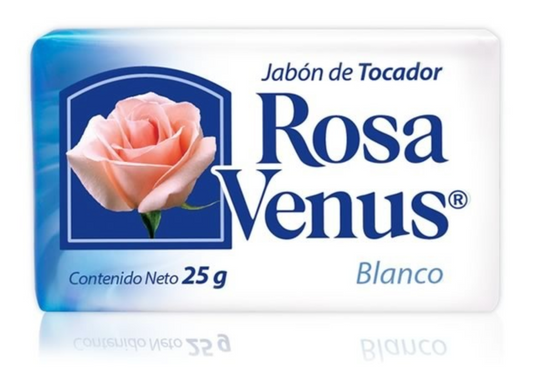 Media Caja Jabón de Tocador Rosa Venus Blanco 25G/120P - SCG