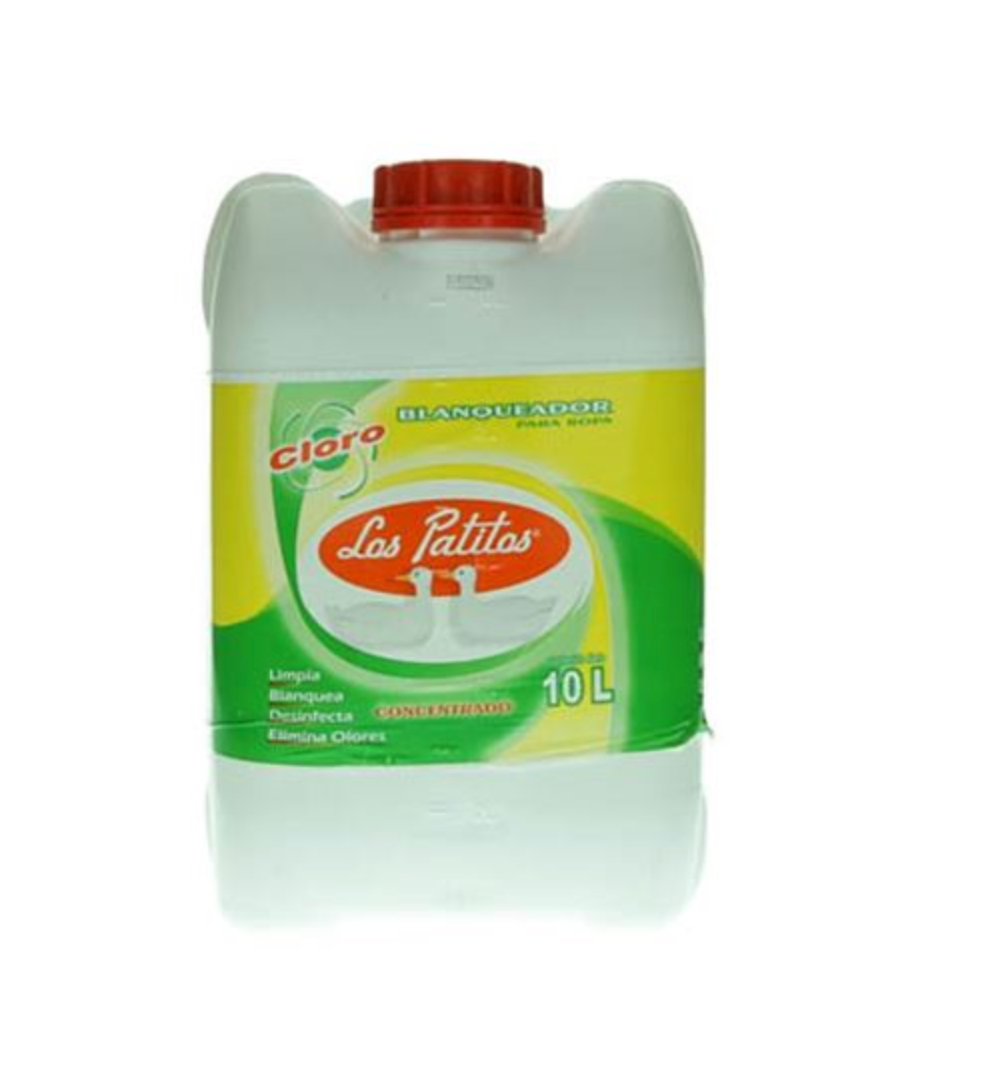 Cloro Blanqueador Los Patitos 10L