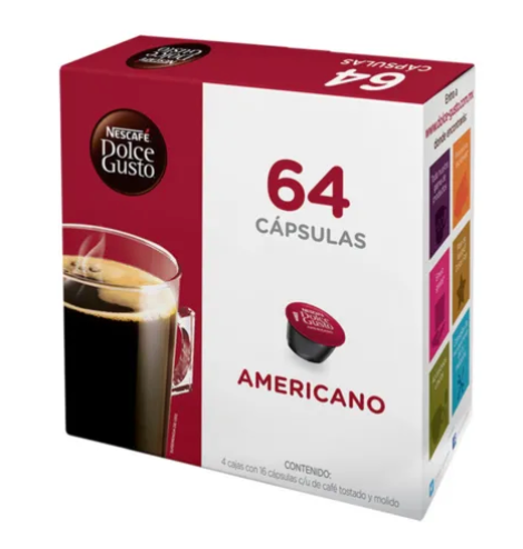 Cápsulas de Café Dolce Gusto Americano 64P - KOZ