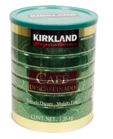 Cafe descafeinado Kirkland 1.36 kilos
