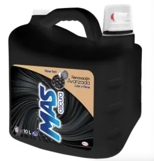 Detergente Líquido MAS Color Ropa Oscura 10L - K