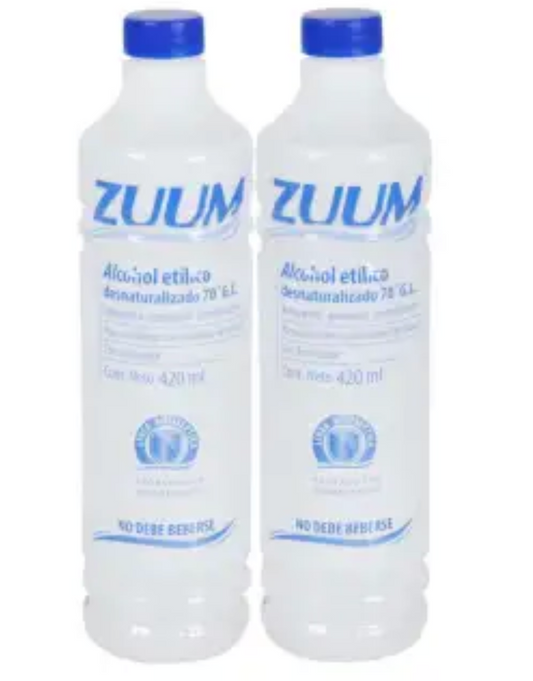 Alcohol Etílico Zuum con Dosificador 2P/420M
