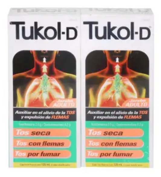 Jarabe para la Tos Tukol-D Adulto 2P/125M