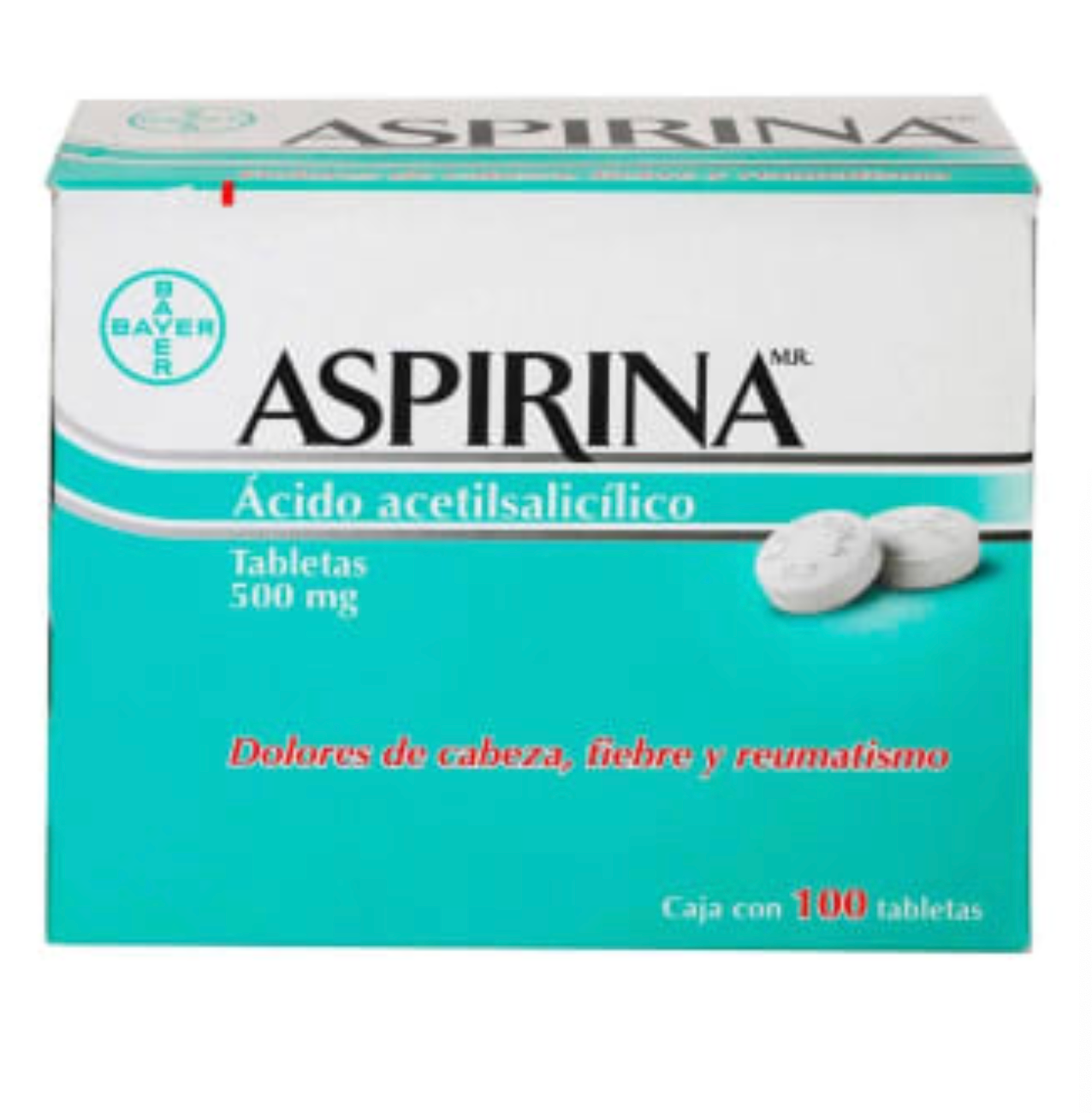 Aspirina Bayer 500MG/100T - .