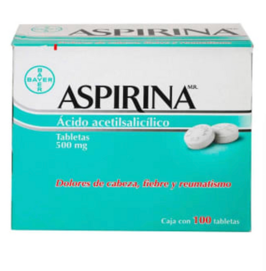 Aspirina Bayer 500MG/100T - .