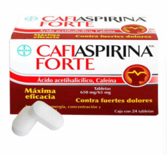 Cafiaspirina Forte Bayer 650MG/2C/24T - .