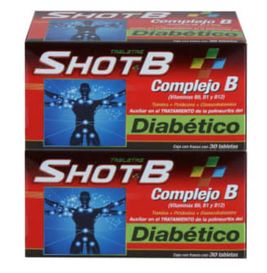 Shot B Diabético 60 Tabletas - .