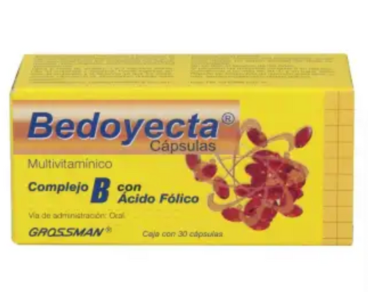 Multivitamínico Bedoyecta con Complejo B 30C - .