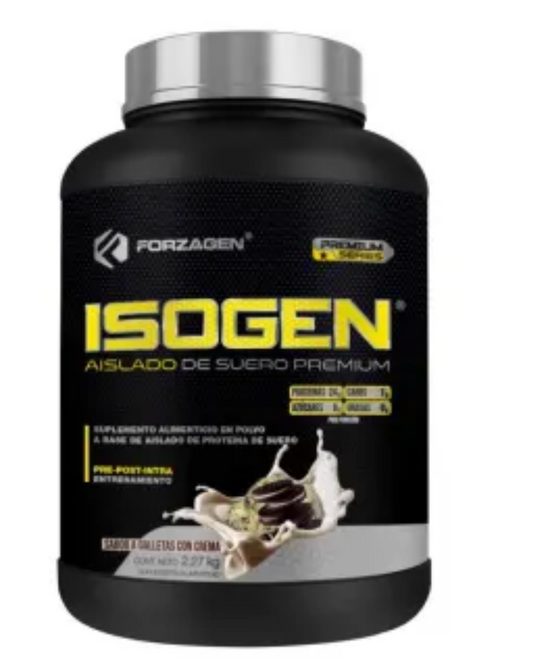 Aislado de Proteína de Suero en Polvo Forzagen Isogen Cookies and Cream 2.27K - .