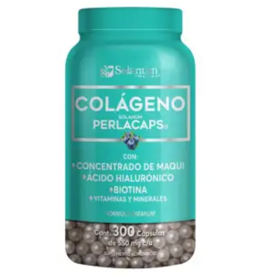 Colágeno Solanum Pharma Perlacaps 300C/550MG - .