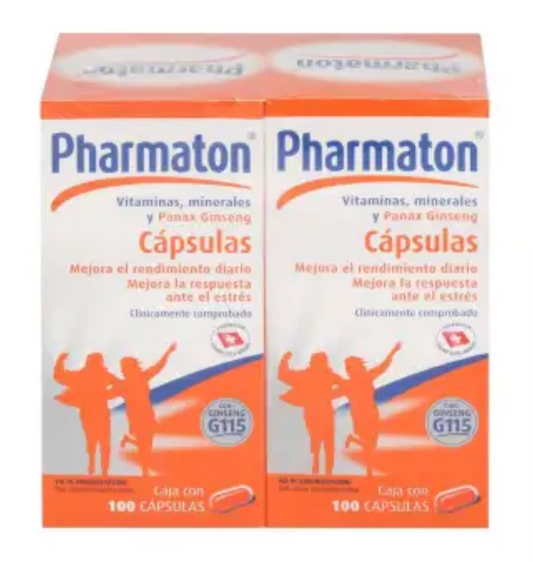 Multivitaminico Pharmaton 2P/100C - .