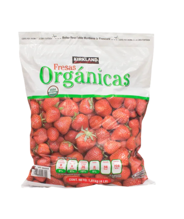 Fresas Kirkland Signature Orgánicas 1.81K - .