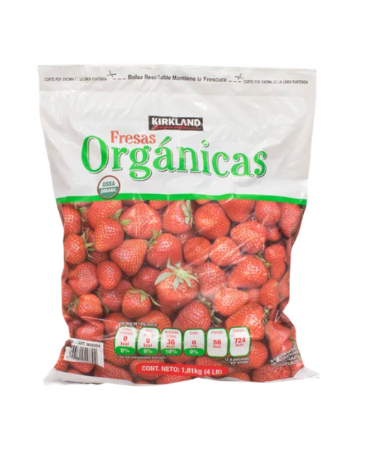 Fresas Kirkland Signature Orgánicas 1.81K - .